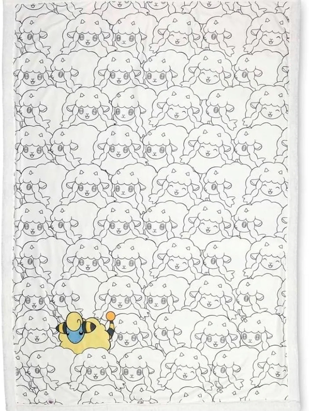 Wooloo & Mareep Pokémon Home Accents Faux Shearling Throw Blanket